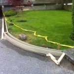 Curb remove and replace at West Vancouver
