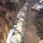 Rock wall remove and replace in Burnaby, BC, Canada