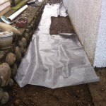 Rock wall remove and replace in Burnaby, BC, Canada