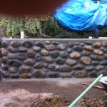 Rock wall remove and replace in Burnaby, BC, Canada