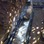 Rock wall remove and replace in Burnaby, BC, Canada