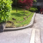 Curb remove and replace at West Vancouver