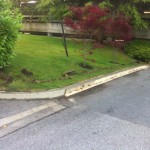 Curb remove and replace at West Vancouver