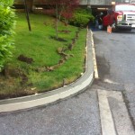 Curb remove and replace at West Vancouver