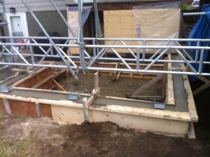 Foundation install in Vancouver