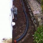 Rock wall remove and replace in Burnaby, BC, Canada