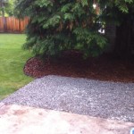 Sod and bulk mulch install at Port Moody