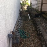 Rock wall remove and replace in Burnaby, BC, Canada