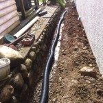 Rock wall remove and replace in Burnaby, BC, Canada