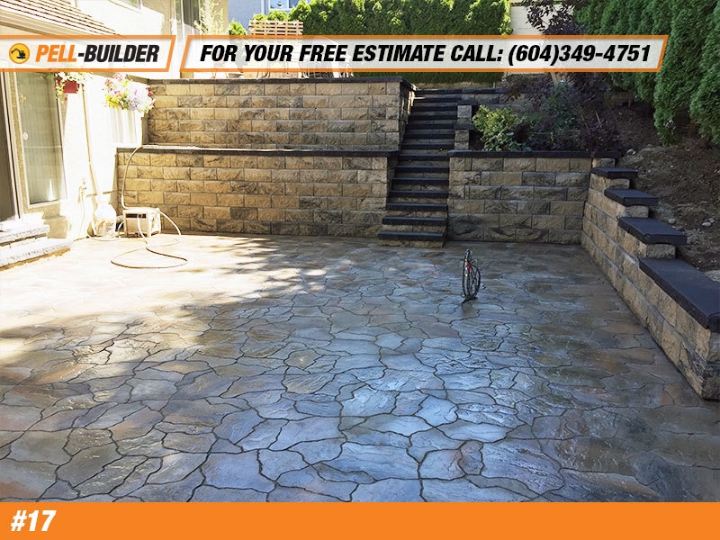 Paving Stone Backyard